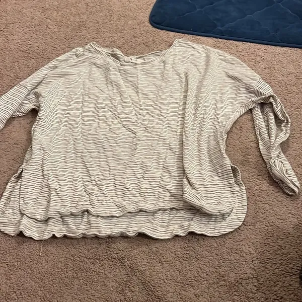 Madewell striped boatneck‎ shirt L - Image 2