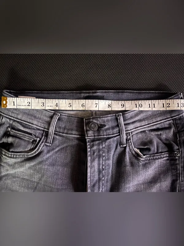 Mother Denim Insider Step Crop Fray in “Miss Moody Two Shoes Racer” size 28. - Image 14
