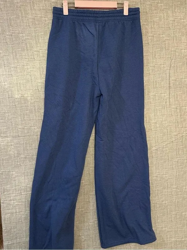 Disney Stitch Christmas pajama sweatpants wide leg size large tall - Image 5
