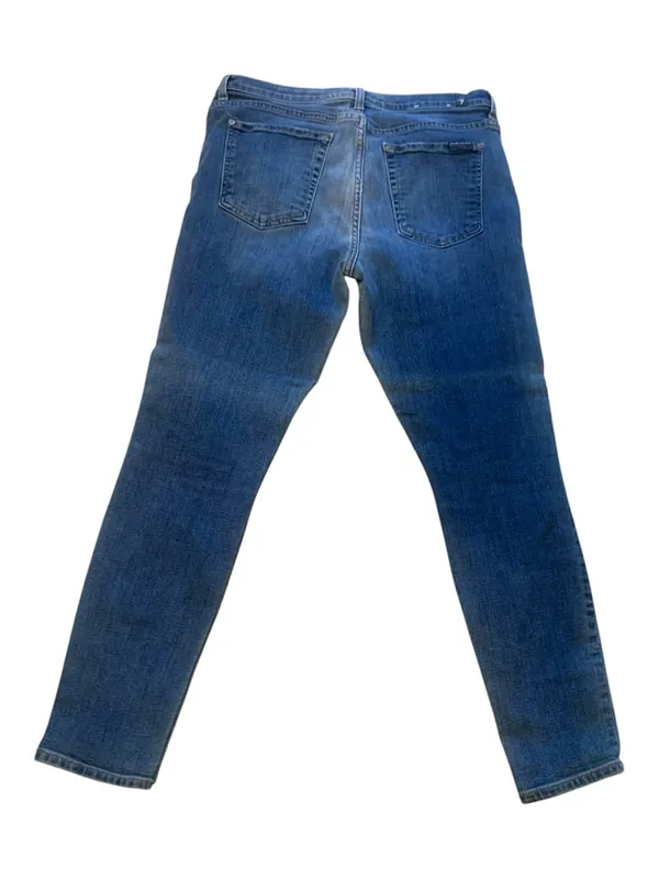 7 FOR ALL MANKIND High Waist Skinny Ankle Jeans size 32 - Image 2