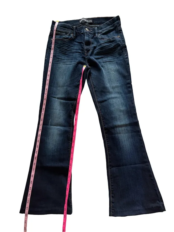 Express Mia Slim Flare Mid Rise Jeans Size 8 - Image 4