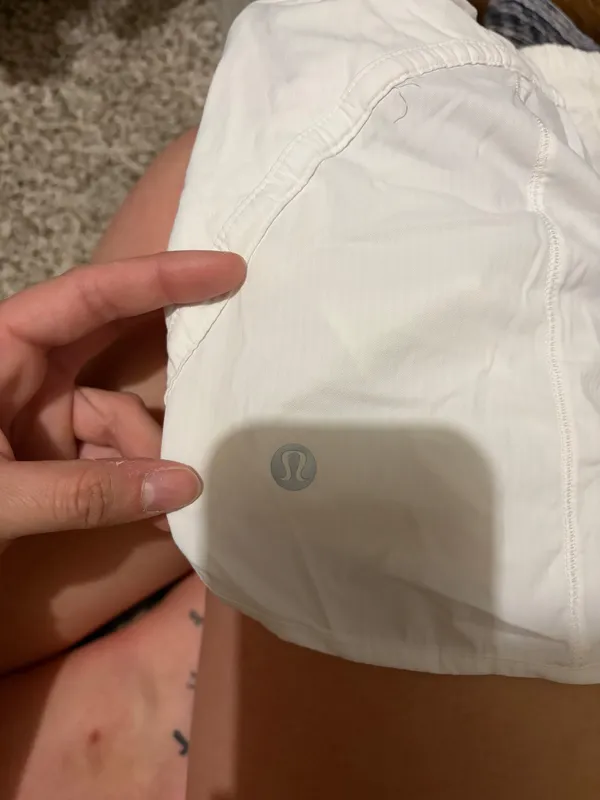 White Lululemon Shorts - Image 4