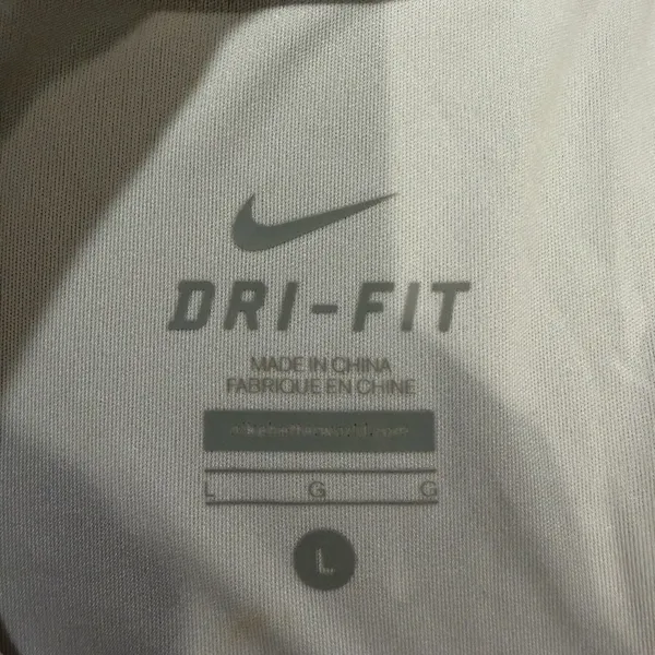 Nike Dri-FIT Golf Polo‎ Shirt Womens Large White Performance Top 642071-101 - Image 7