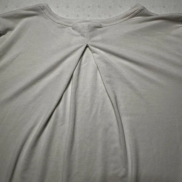 Athleta White Short Sleeve Open Back Active Top Women’s Large - Image 4