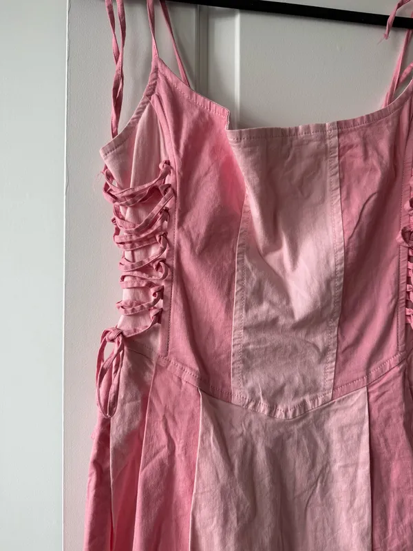 Mini Dress Pink Size L - Image 4