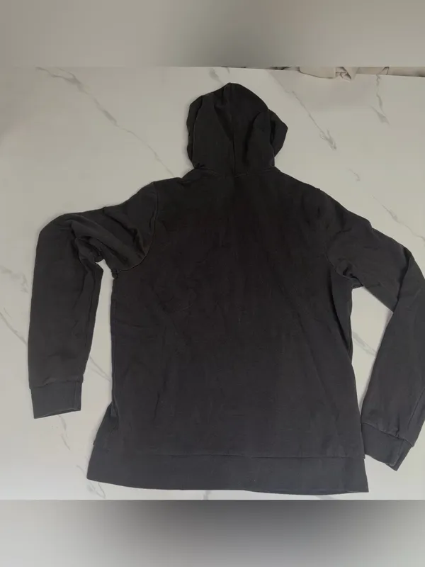 Marine Layer Charcoal Gray Full-Zip Hoodie Logo M - Image 7