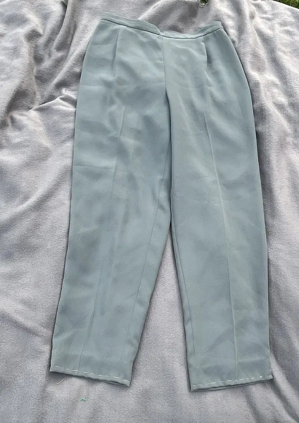 Petite Sophisticate Sea Green Pant Suit Set Size 6 - Image 10