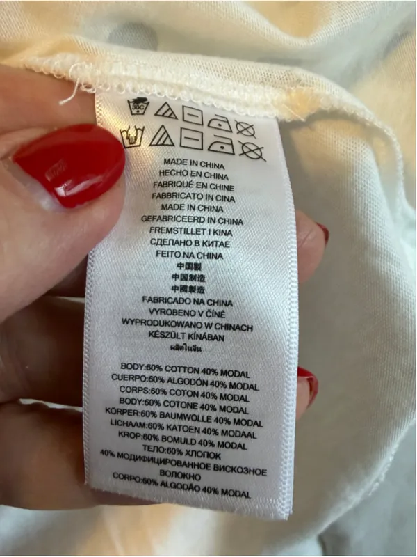 NWT Michael Kors Mirrored Disc T-Shirt Size Medium Metallic Disco Glam M2 - Image 6