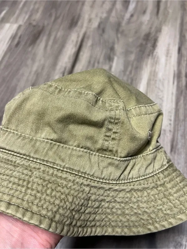 Headshots by KC Caps Khaki Bucket Hat Green - Image 4