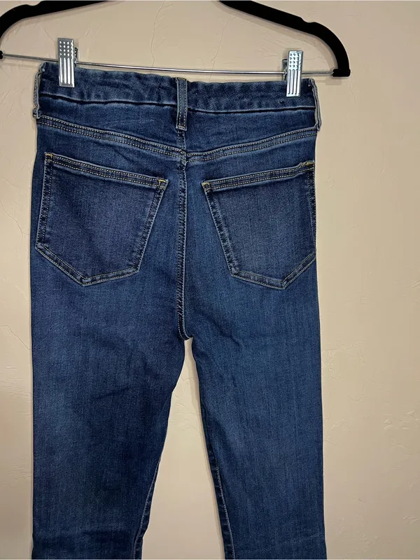 7‎ For All Mankind Ultra High Rise Skinny Stretch Bootcut Denim Jeans - Image 8