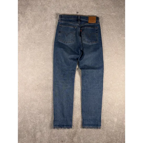 Levis Jeans Womens 26 blue Denim Wedgie Straight Button Fly Premium - Image 8