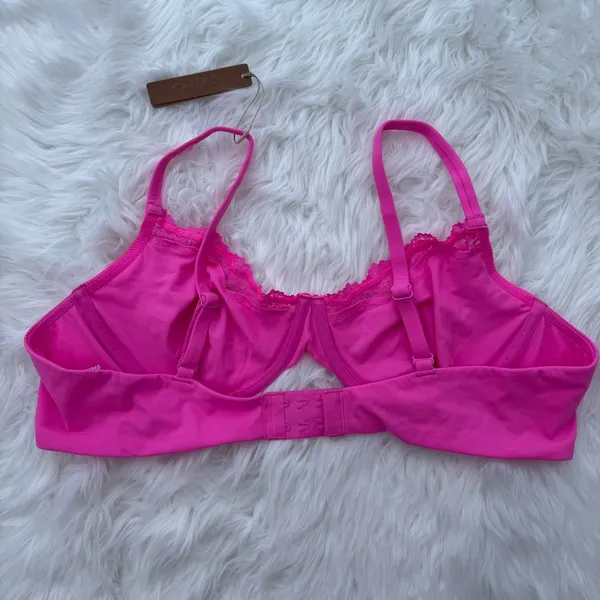 Skims Fits Everybody Lace Underwire Bra Taffy Size 44A - Image 5