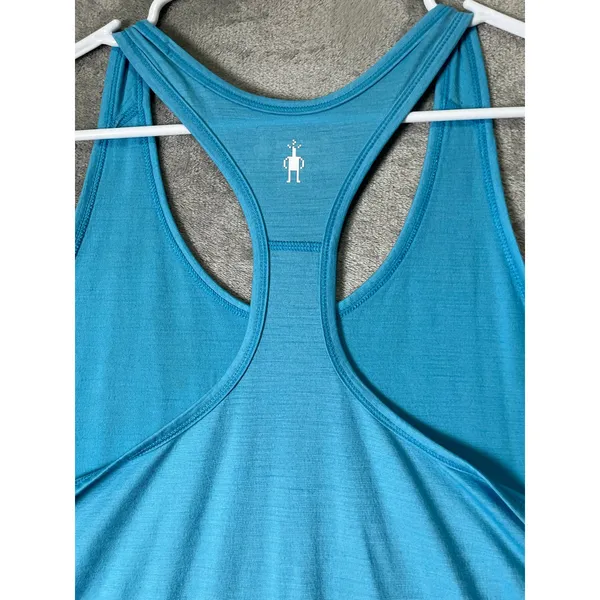 Smartwool Merino Sport 150 Women’s Blue Racerback Tank Active Hiking Athletic XL - Image 4