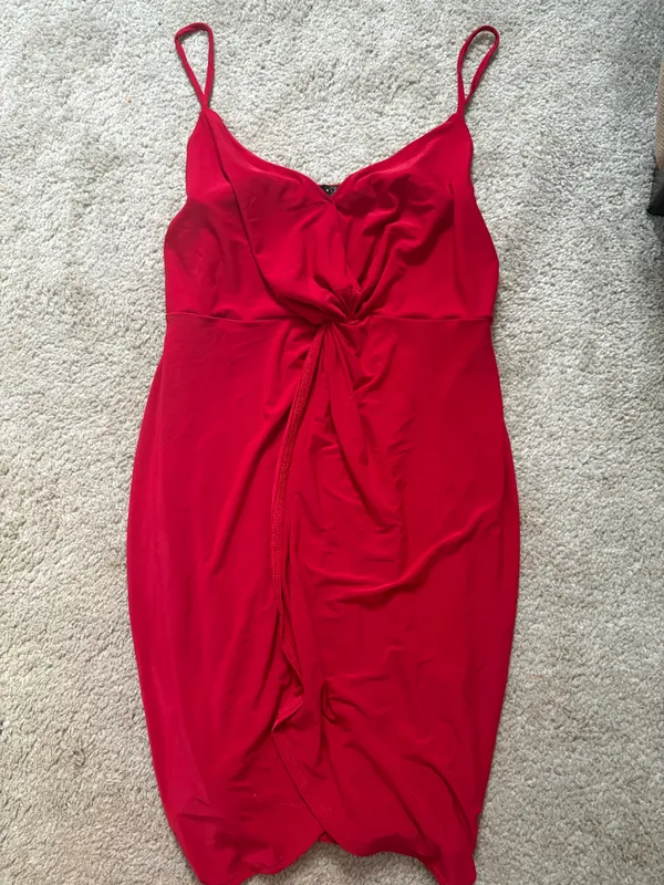 Saints Red Mini Dress Size M - Image 2
