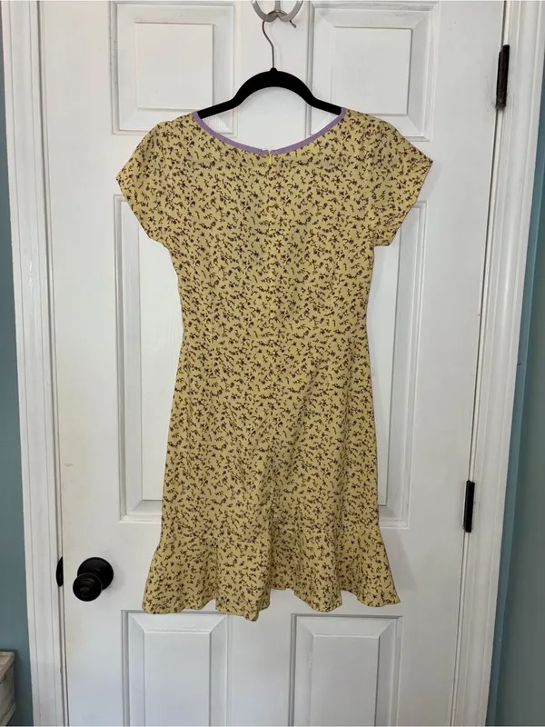 Motel Rocks NWT Gysele Mini Dress in Flowing Flower Yellow - Image 5