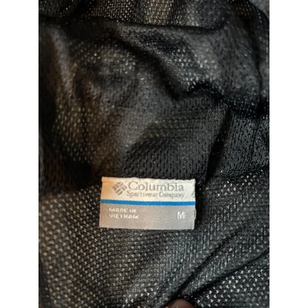 Columbia womens Medium Waterproof Nylon Jacket In Black - Image 3