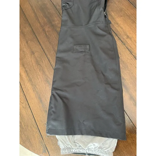 Burton Dryride Black Waterproof Insulated Snow Pants woman S Cargo Ski Snowboard - Image 11