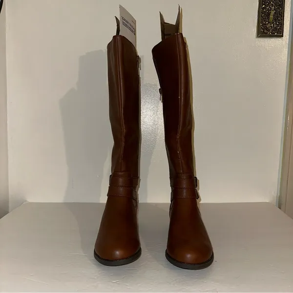 American Eagle women’s wide calf boots, new size 6.5 Wide 🆕 in brown - Image 2