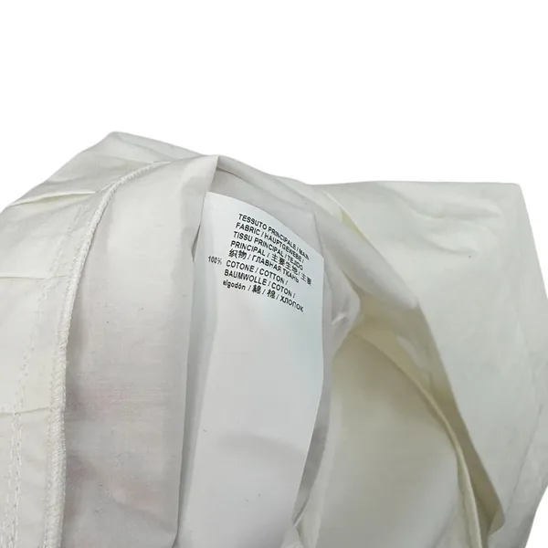 Marni White Cotton Mock Neck Peplum Blouse Top White Italy‎ 38 US 2 - Image 13