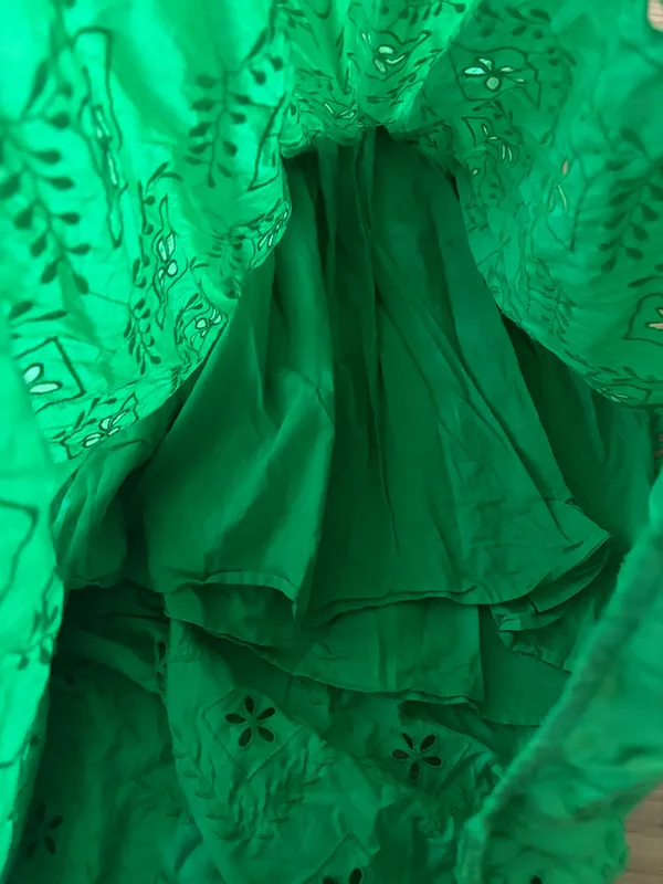 H&M Green Summer Dress - Image 4