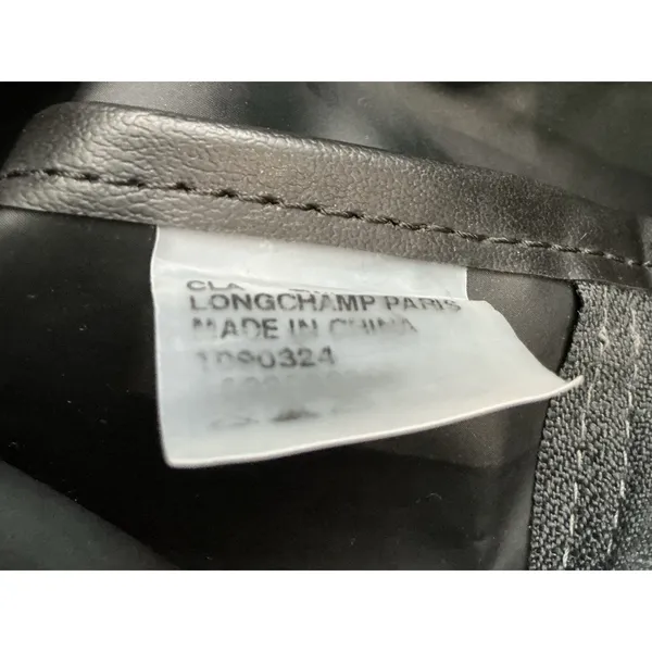 Longchamp Le Pliage Sac A Dos Vintage Y2K Nylon Leather Backpack Rare - Image 8