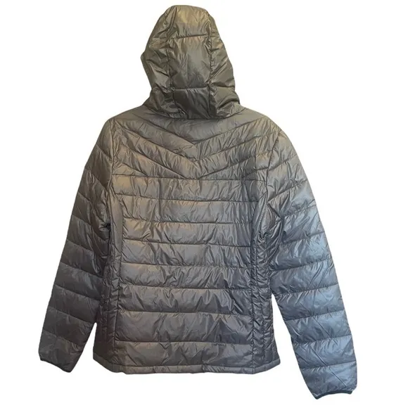 NWT Noize Gray Hooded Puffer Full Zip Jacket Coat Sz Lg‎ - Image 7