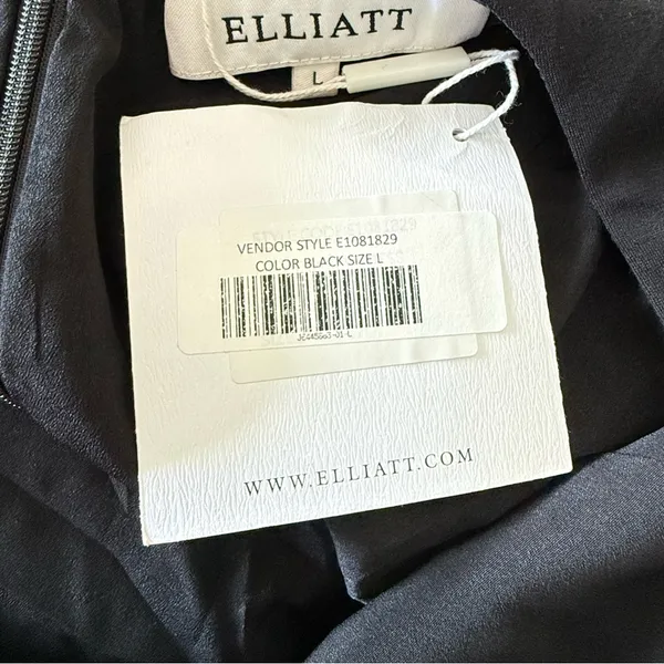 Elliatt Sicily Black Skater‎ Dress Size Large Ruffle Sleeves NWT - Image 6
