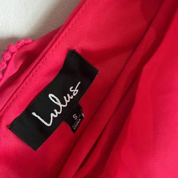 NEW Lulus Love From Above Pink Ruffled Surplice Maxi Dress - Image 7