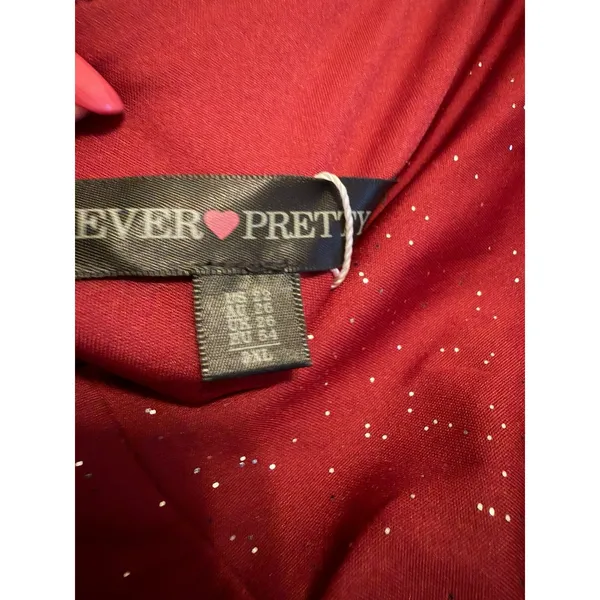 NWT EverPretty Red Sequin Formal Gown - Size 22 - Image 3