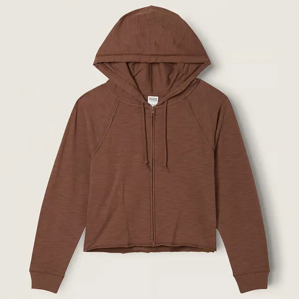 PINK Summer Lounge Cotton Zip‎ Ip Hoodie - Image 4