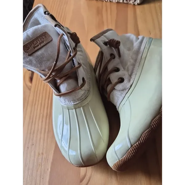 Sperry Women's Cream and Tan Boots - Image 2
