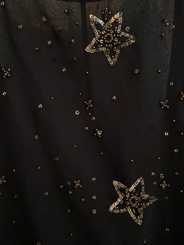Free People Star Embellished Tank Top Black - Image 4