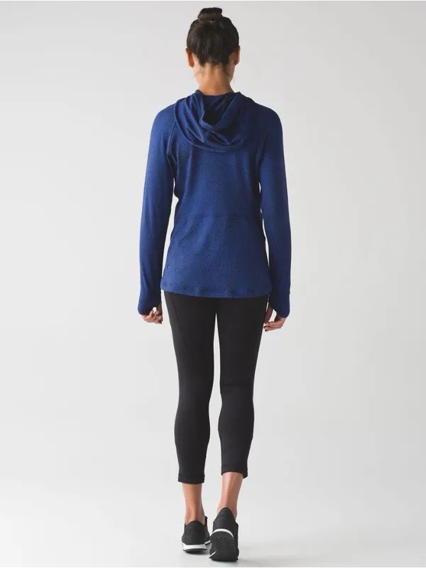 lululemon athletica Navy Blue Cowl Pullover Sweater - Image 3