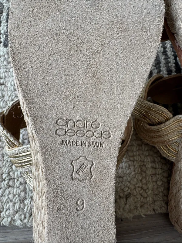 Andre Assous, Womens, Nolita Twist, Natural/Platino, 9, Medium brand new - Image 7