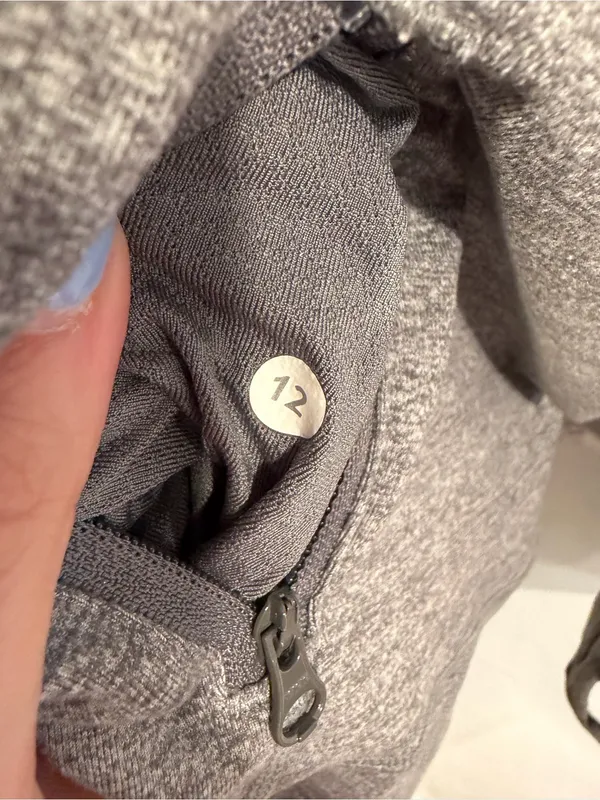 Heavyweight Lululemon Full-Zip Hooded Sweater - Gray - Image 3