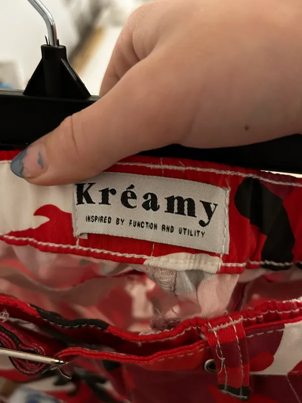 kréamy camo cargo pants - Image 3