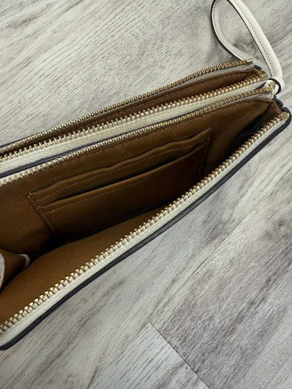 Coach Tan Signature 2 Bag Wristlet - Image 4