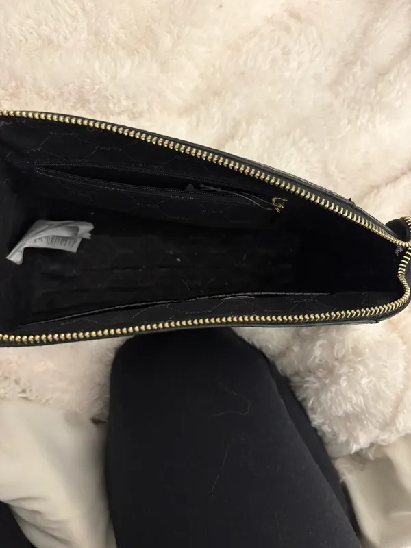 ALDO Black Crossbody Bag with Gold Accents - Image 4