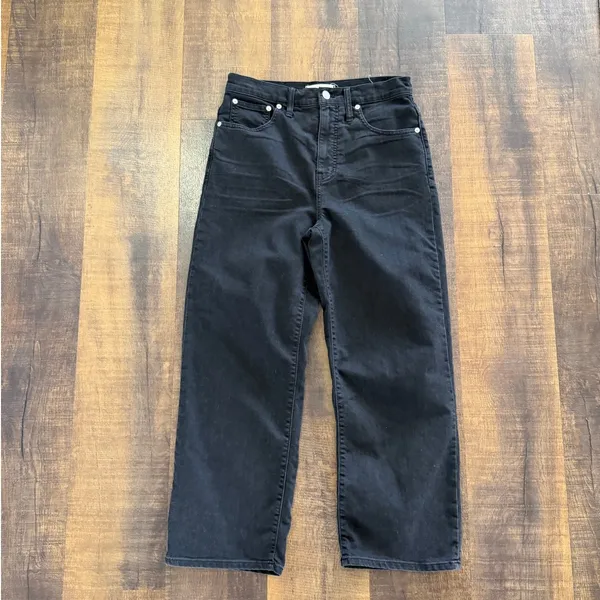 Madewell Slim Wide Leg Crop Jeans In Lunar Wash Women’s Size 28 - Image 8