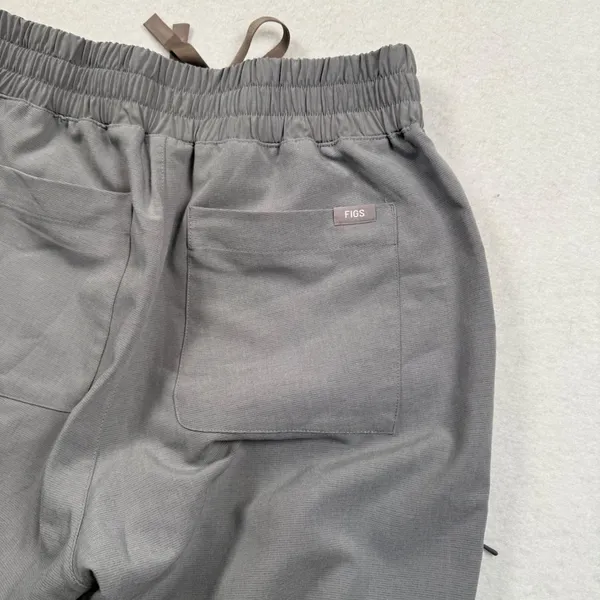 FIGS Charlotte 21 Pocket Scrub Pants Women Small Gray Jogger Technical W21SW2042 - Image 6