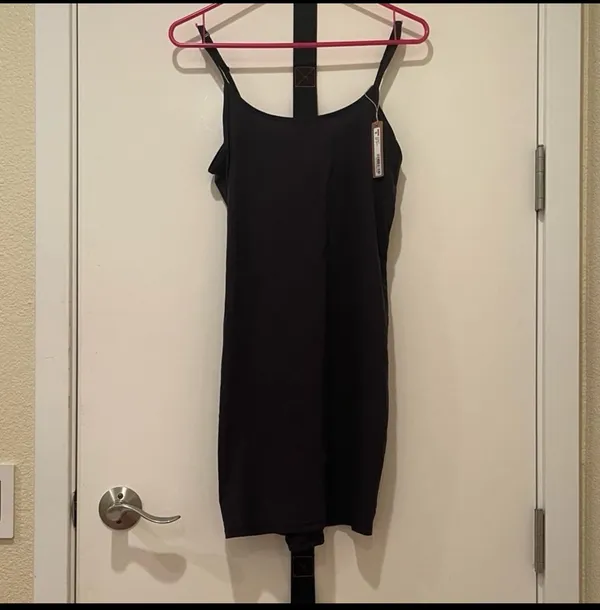 SKIMS NWT Fits Everybody Slip Dress Onyx XL - Image 2