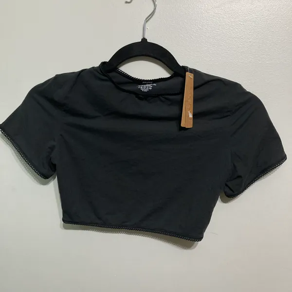 SKIMS Picot Cropped T-Shirt Set - Image 3