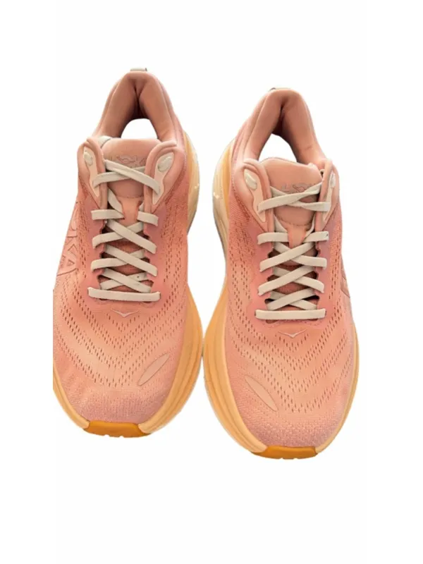 HOKA Solimar Running Shoes Womens 10.5 Peach Cream Athletic - Image 7