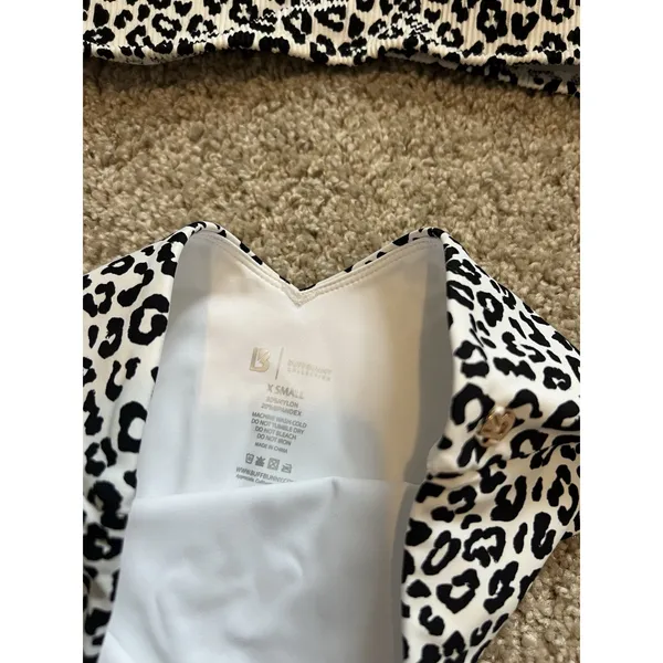 Buff Bunny Leopard Print Bikini Xsmall Black Size XS - Image 5