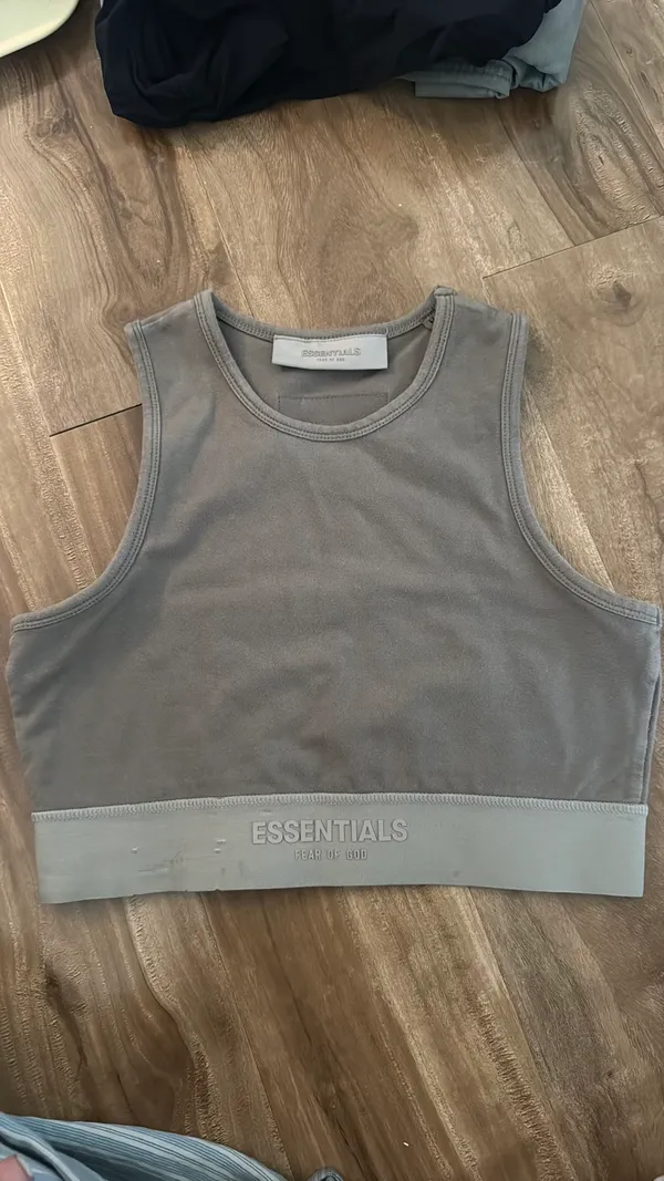 Essential Fear of God Women’s Sport Tank Cropped - Image 3