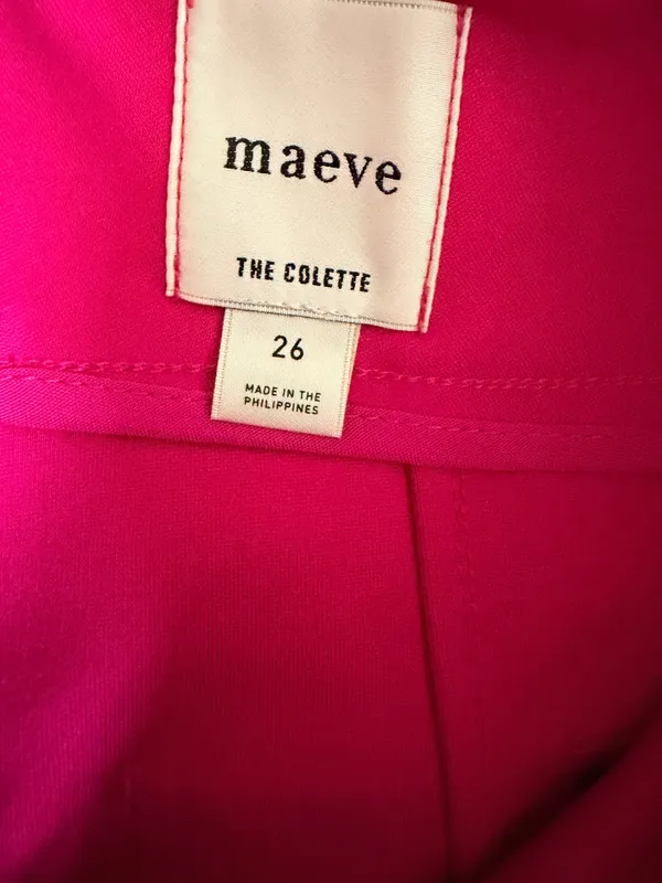 Anthropologie Maeve The Colette Bow-Waist Crop Wide-Leg Pants, Size 26 - Image 13