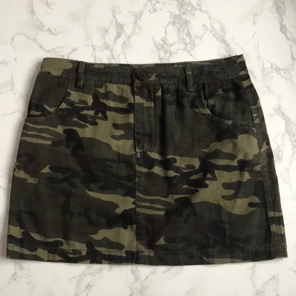 Wild Honey Camo Mini Skirt Grunge Festival - Image 2