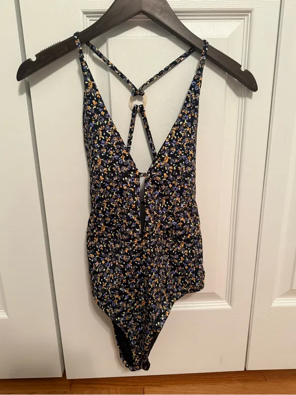 Prana La Plata One Piece Swimsuit in Ditsy Floral - Image 2