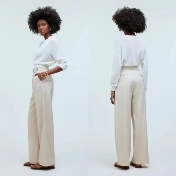 Madewell The Harlow Wide Leg Pant - Image 3
