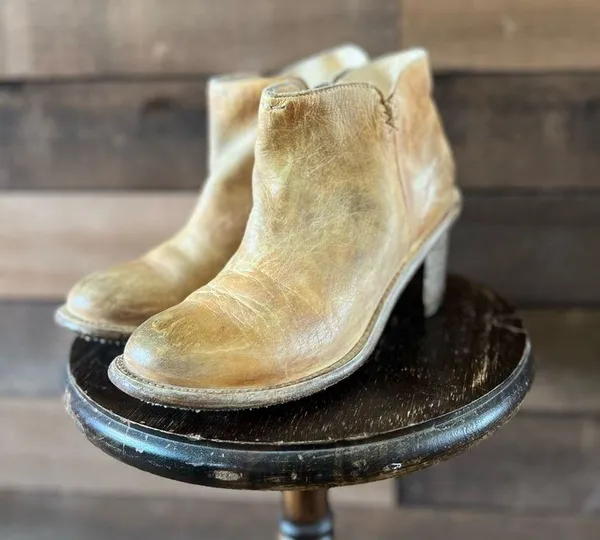 Bed Stu Distressed Leather Ankle Boots – Handmade in Mexico – Size 8 - Image 6